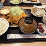 ごはん家 うお福 - チキン南蛮さば味噌煮定食(1,144円)