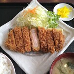 とんかつハウス - ロースカツ150定食