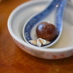 Chuuka Ryouri Shin'Yue - "藥膳湯（くすりじる）"、薏米（はとむぎ）＋杏仁（からもゝのさね）