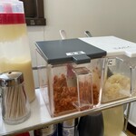 ラーメン もっけだの - 卓上アイテム