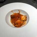 malca - 真蛸と生姜のトマトソースパスタ