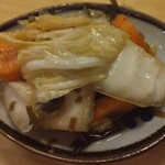 根カラウロコ - 自家製のお漬物