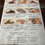 Kafe Do Ginza Miyuki Kan - カフェド銀座みゆき館 店内メニュー