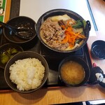 しゃぶしゃぶすき焼どん亭 - 豆乳牛肉鍋膳のお肉大盛(^-^)