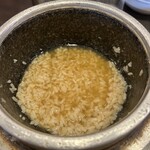 スンドゥブ専門店 OKKII - おこげのコーンお茶漬け