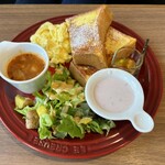 武蔵野森珈琲 - フレンチトーストセットです。（2024年5月）