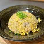 炒飯専門店 迅や - せせりのにんにく醤油炒飯☆