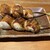 新宿 今井屋本店 - 料理写真:比内地鶏　おまかせ串3種（むねと皮の抱身）