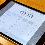 焼鳥 せきね - お小洒落た会計システムにしちゃって