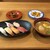 無添くら寿司 - 料理写真:6巻盛り、甘エビ唐揚げ、クリスピー、味噌ラーメン