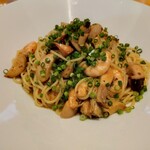 ボーノ - 芝海老とエリンギのペペロンチーノ　1350円