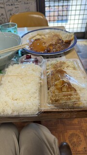 文福飯店 - 私は、流石に食べ切れず、パックに詰めて持ち帰りしました。