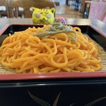 松本屋 - 柿ざるうどん　930円(税込)  ※連食向きの、ボリューム感