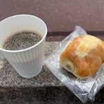 グリーンライフコーヒーロースター - ホットコーヒー、ちくわパン