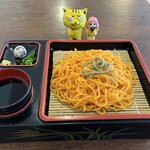 松本屋 - 柿ざるうどん　930円(税込)  ※うずら卵、殻に穴も開けずに、そのまま出て来たよ