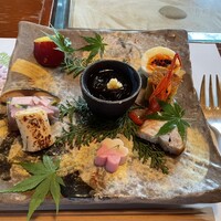 オーベルジュ ド マノワール吉庭 - 前菜盛合せ