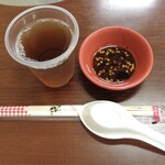 小燕廚房 - 水餃子のタレ ＆ セルフサービスのお茶