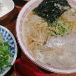 葵製麺 - こってり醤油ラーメン　ネギトッピング