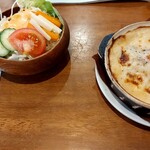 245735346 - サラダのドレッシングも美味しい