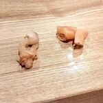 おすし 花富 - 青柳炙り