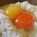 918 - 料理写真:みつのさん家の卵＆鬼の卵TKG