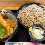美幌十割そば - そば・ミニ天丼セット