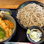 美幌十割そば - そば・ミニ天丼セット