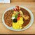 Spices Curry Synergy - 料理写真:週替わり合掛けカレー、ライス大盛り、スパイス卵