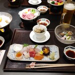 お花見久兵衛 - 夕ごはん