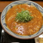 丸亀製麺 - トマたまかれーうどん　820円