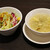 廣東料理 水蓮月 - 料理写真:サラダとスープ