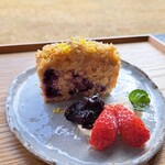 空cafe - ブルーベリーとレモンのパウンドケーキ(550円)