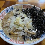 岩前戸商店 - 背油中華そば岩のり増し