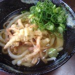 荒津亭 - ごぼう天うどん600円