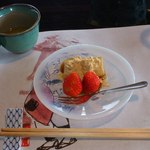 近江商人亭 - わらび餅とフルーツ