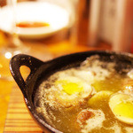 ニワトリ - パンにつけて食べると美味い