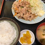 多古屋 - 生姜焼き定食750円