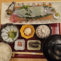 対馬のどぐろとイカ活き造り 博多 魚蔵 都ホテル店 - 