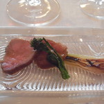 サーラ アマービレ - 本日のお楽しみの小皿（金華豚だそうです。勿論美味しかったです（2014/3/2更新）