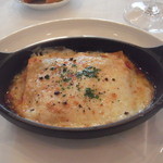 サーラ アマービレ - 和風ミートソースと原木椎茸のラザーニャ（椎茸も旨味が強くて美味しいです（2014/3/2更新）