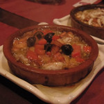 白金Baru - つぶ貝のアヒージョ