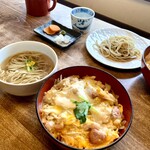 Fujino - 河内鴨の親子丼とミニ蕎麦
