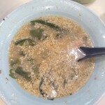 麺太 - 割りスープ