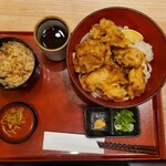 Honoka - 冷しとり天おろしうどん定食(うどん2玉)