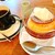カフェ シヤント - 料理写真:カスタードプリンとドリップコーヒー
