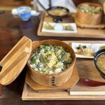 Echigono Aji Yamaboushi - 牡蠣わっぱ飯