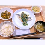 Marunouchi Tanita Shokudou - 日替わり定食 鰆の野菜餡掛け。