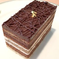 シェ・モルチェ - 自家製ケーキセット 900円 のオペラ