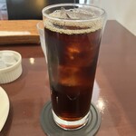 カフェブラン - ベーコンとモッツァレラチーズのトマトソーススパゲッティ
ランチセット 1340（税込1474）