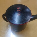 甲州家 - 蕎麦湯 店名入り